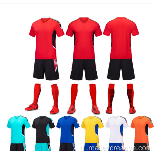 Promotie voetbalsjersey sublimatie voetbaluniform